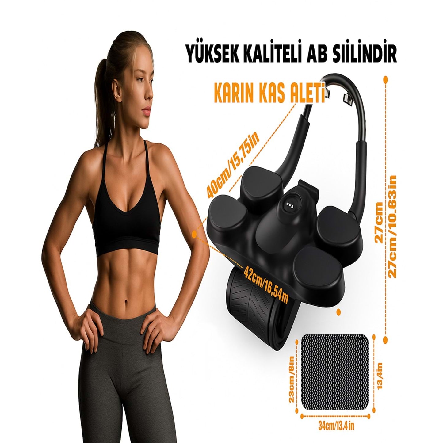 Ejump™ Fitness Silindir Karın Kası Spor Aleti