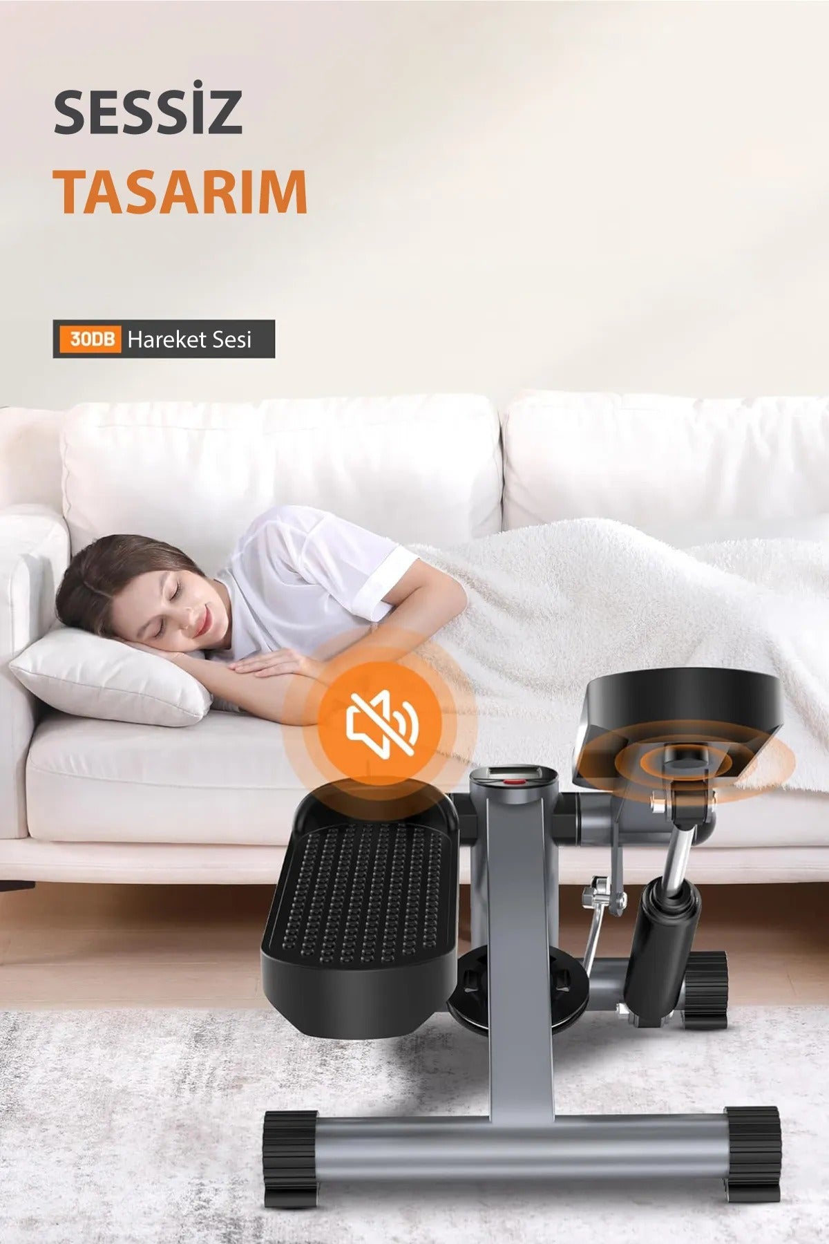 Ejump™ Çift Amortisörlü Step Egzersiz Aleti