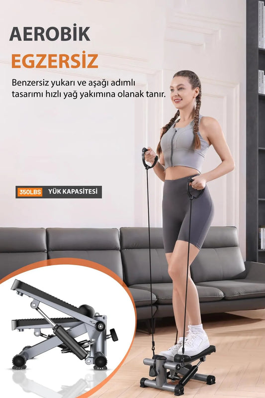 Ejump™ Çift Amortisörlü Step Egzersiz Aleti