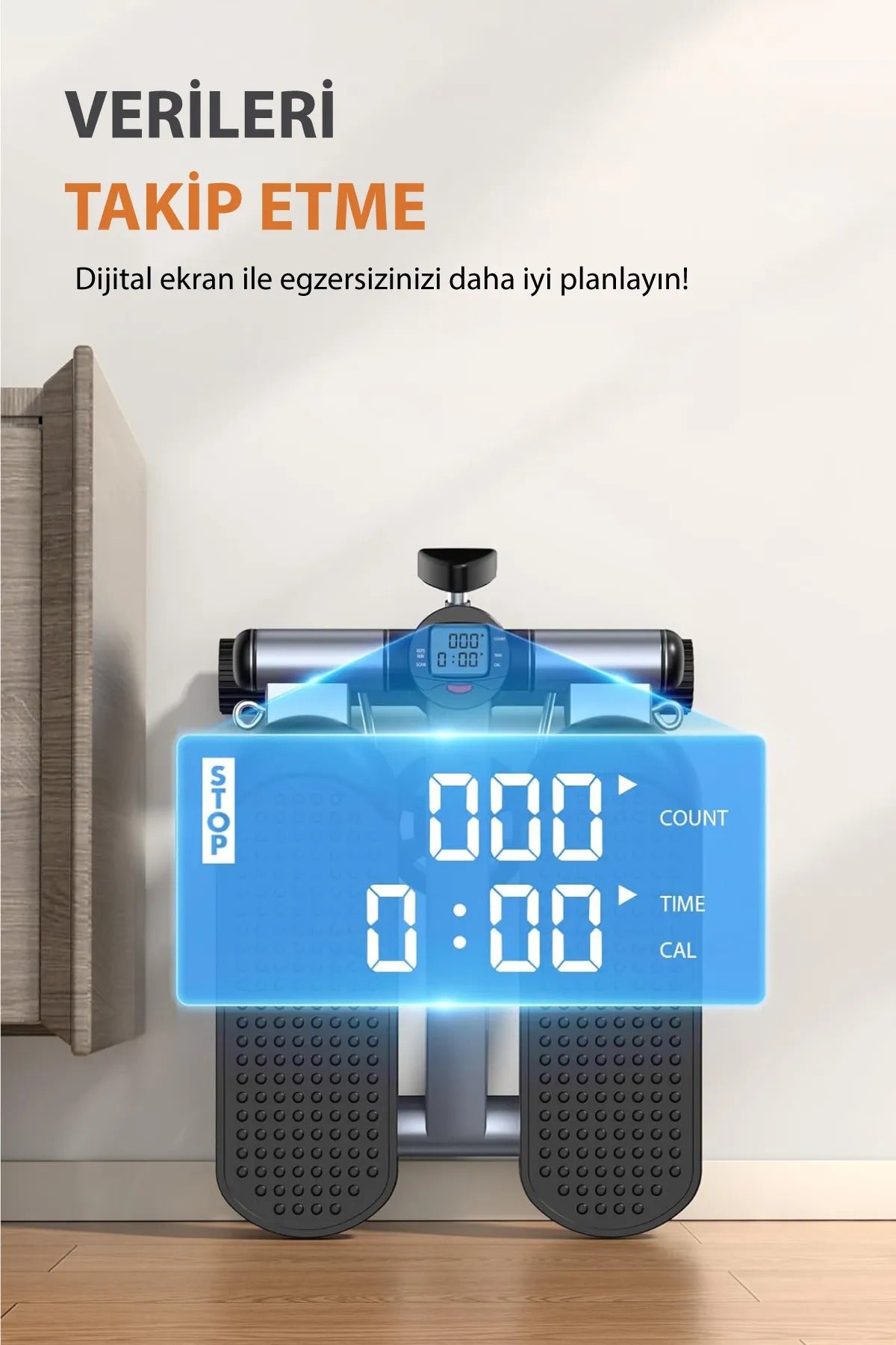 Ejump™ Çift Amortisörlü Step Egzersiz Aleti